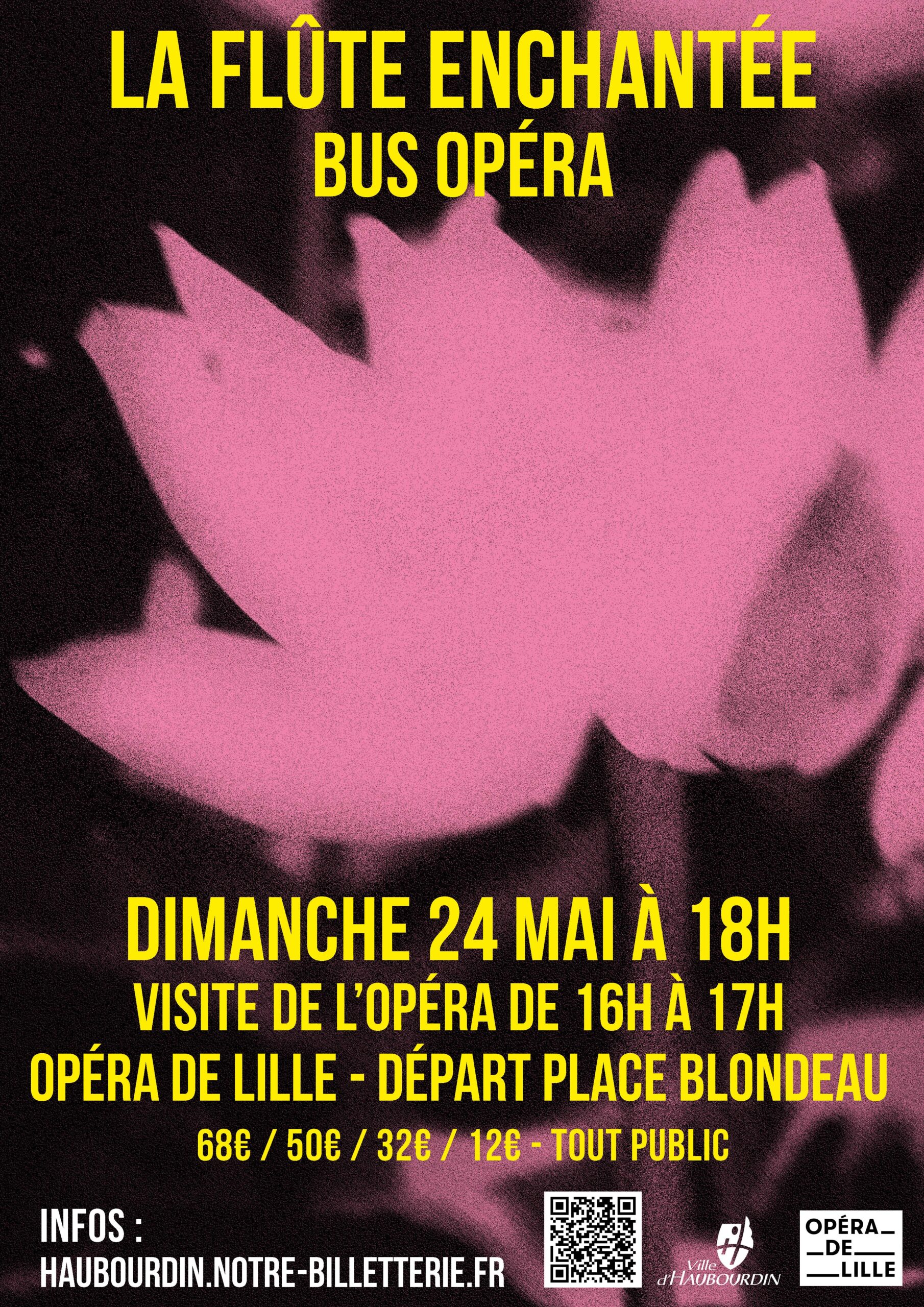 Le Bus Opéra La Flûte Enchantée passera par Haubourdin le dimanche 24 mai à 18h00 à la Place Blondeau.