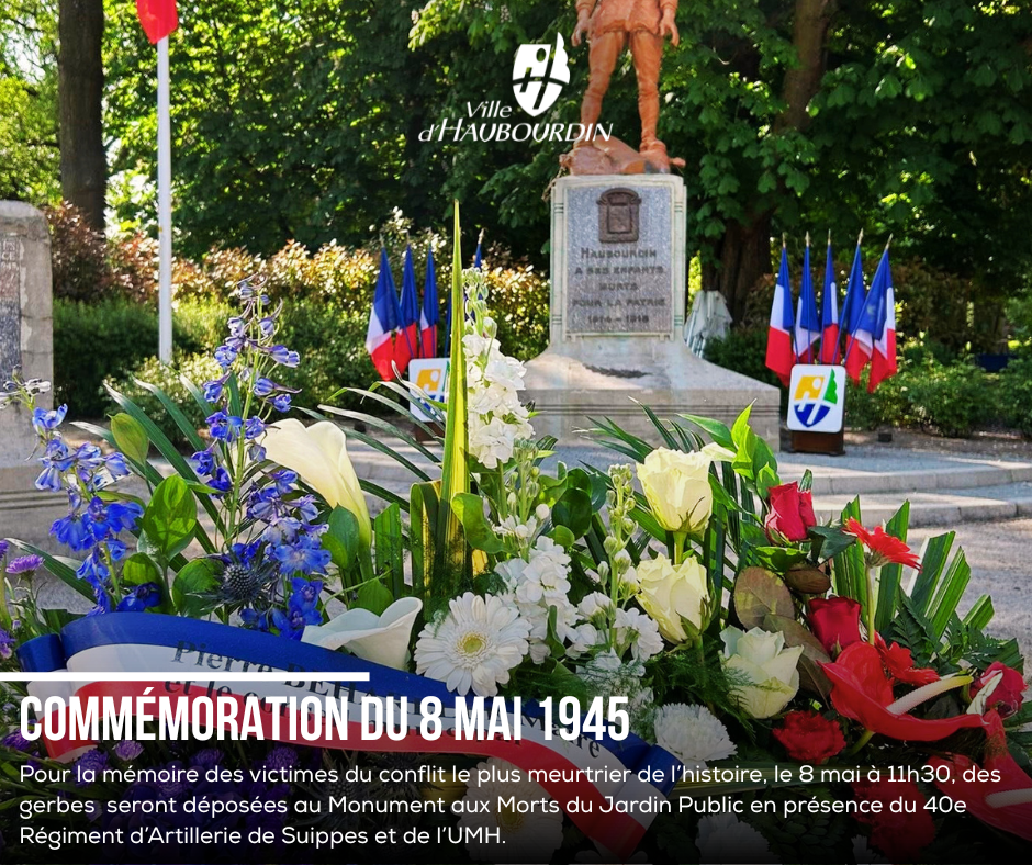 Le 8 mai, un hommage sera rendu aux victimes de la Seconde Guerre mondiale.