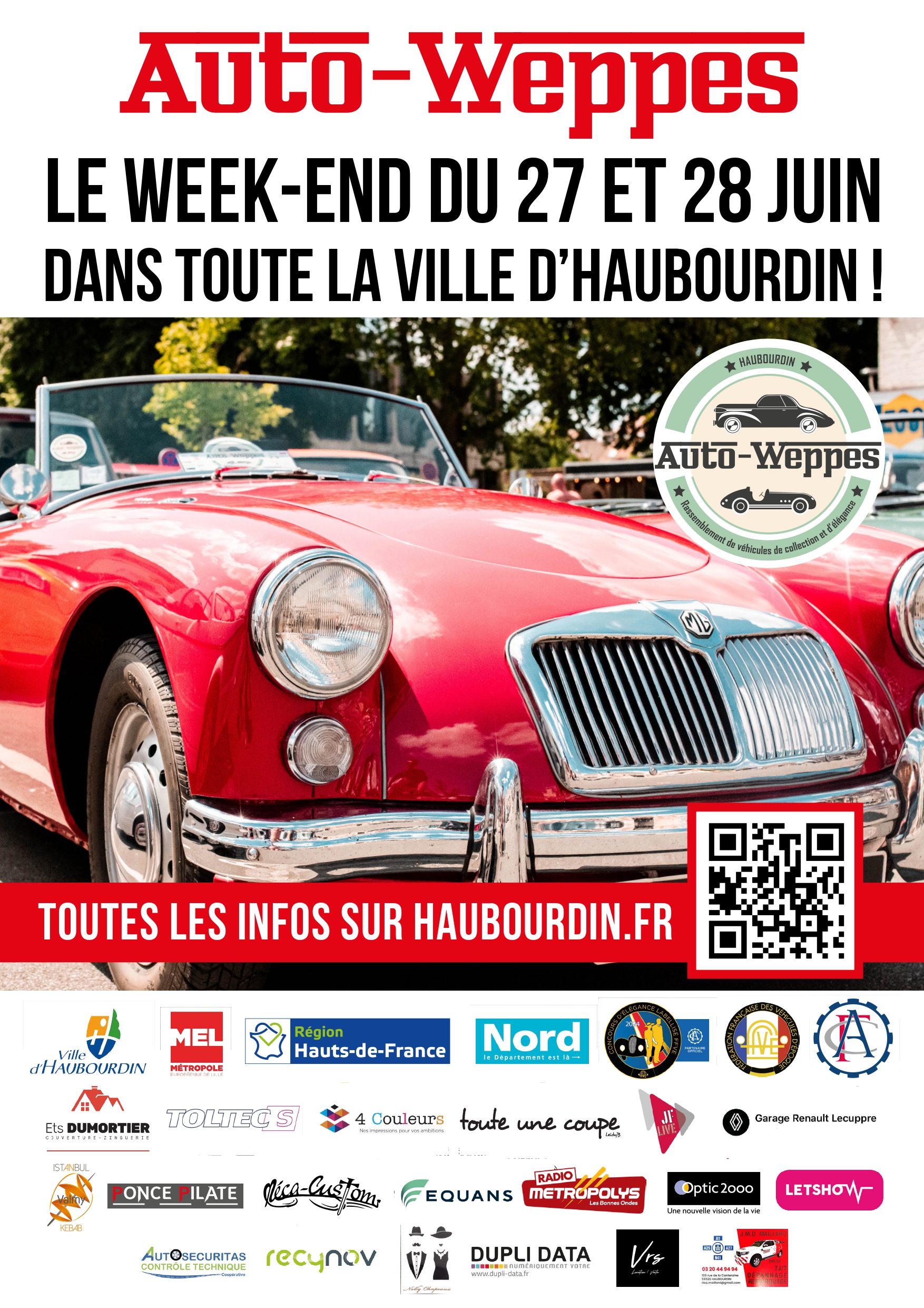 Le rendez-vous des passionnés d'automobile aura lieu le dernier week-end de juin dans toute la ville.